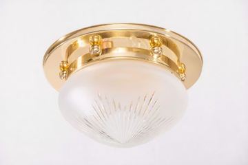 PARIS 25/2 - Brass ceiling light by Patinas Lighting - view 3